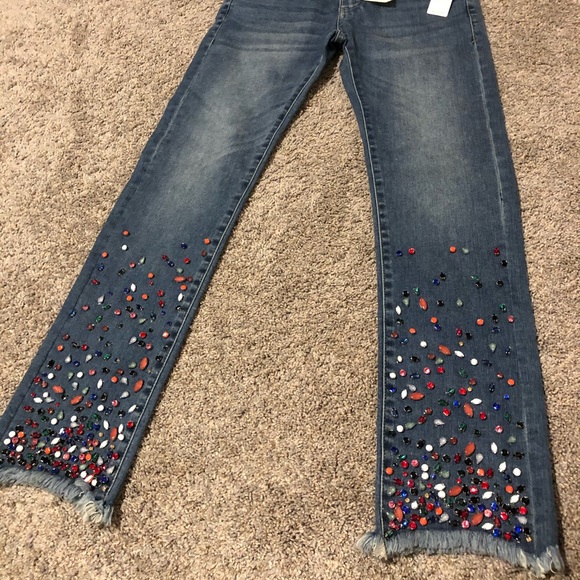 Blue ankle jeans (cropped) - Picture 1 of 3